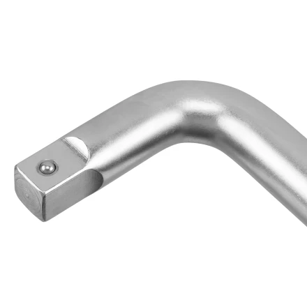 Вороток Г-образный, 300*100 мм, квадрат 3/4&quot;, CrV, матовый хром Denzel 14068 купить в Ижевске