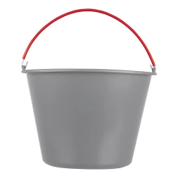 Ведро строительное пластмассовое Matrix 12 л, ударопрочное, обрезиненная ручка, 81462