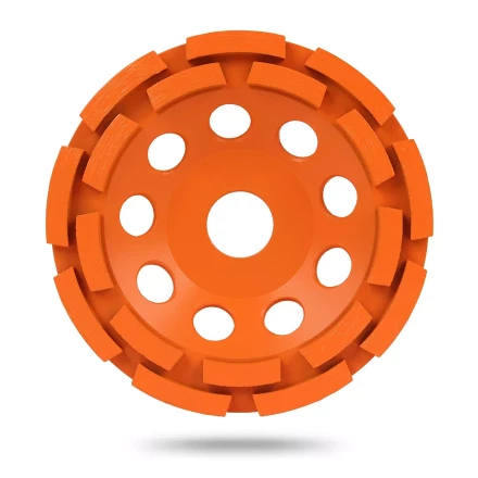 Двурядная алмазная шлифовальная чашка MESSER B/S по бетону и граниту купить в Ижевске