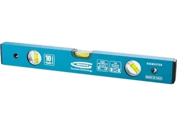 Уровень алюминиевый усиленный 1800 мм толщина профессиональный 2 мм 3 глазка  GROSS 33638 купить в Ижевске