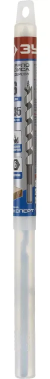 ЗУБР. Сверло по дереву, спираль Левиса, HEX хвостовик, 6х235мм 2948-235-06_z01 купить в Ижевске