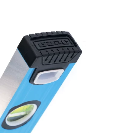 Уровень алюминиевый 1000 мм профиль 1.6 мм фрезерованный ударопрочные заглушки 3 глазка БАРС 34426 купить в Ижевске