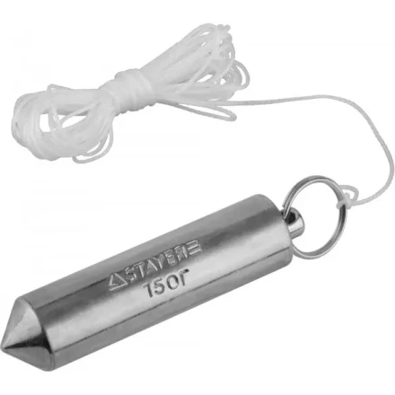 Отвес STAYER &quot;MASTER&quot; строительный со шнуром, 150г 0635-15_z01 купить в Ижевске