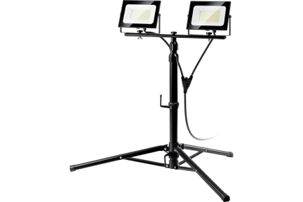 ЗУБР ПСК 50х2, 2 х 50 Вт, 6500 К, IP 65, 1.6 м, светодиодные прожекторы на штативе, Профессионал (57145-2-50) купить в Ижевске