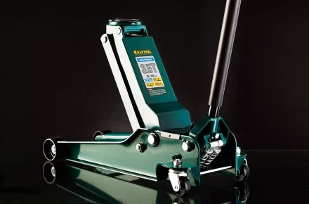 Домкрат гидравлический подкатной &quot;Kraft-Lift&quot;, 3т, 133-465 мм, KRAFTOOL 43450-3 43450-3 купить в Ижевске