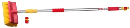 Щетка GRINDA моющая на телескопическом удлинителе в комплекте с соединителем 8-428486_z01 купить в Ижевске