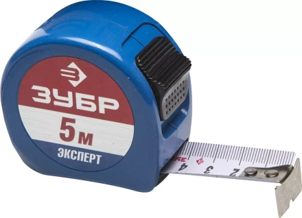 Рулетка ЗУБР, алюмин корпус повышенной прочности, нейлон покрытие, компактная эргоном конструкция, 5м/25мм 34058-05-25 купить в Ижевске