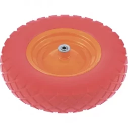 Колесо полиуретановое 4.80/4-8 длина оси 90мм подшипник 20мм Palisad 68977