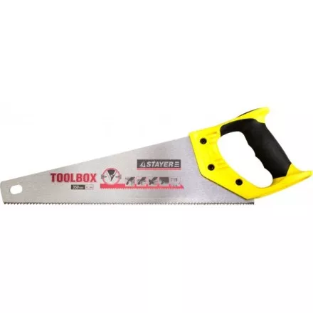 Ножовка многоцелевая (пила) STAYER TOOLBOX 350 мм, 11 TPI, мелкий прямой закаленный зуб, точный рез 2-15091-45 купить в Ижевске