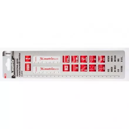 Полотна по дереву для сабельной пилы S1531L 215/5мм HCS 2 штуки PRO Matrix 782006 купить в Ижевске