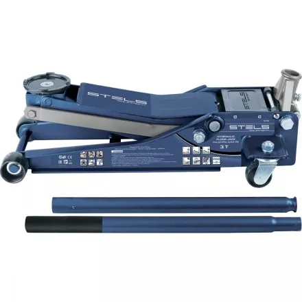 Домкрат гидравлический подкатной профессиональный STELS LOW PROFILE QUICK LIFT 3т  75-515 мм 51136 купить в Ижевске