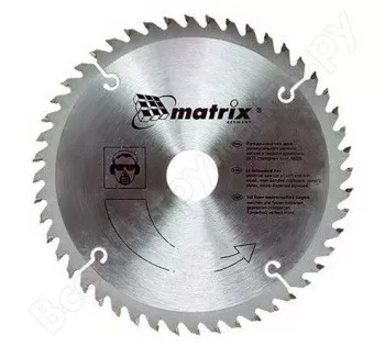 Пильный диск по дереву 165 х 20мм 24 зуба + кольцо 16/20  MATRIX  Professional 73221 купить в Ижевске