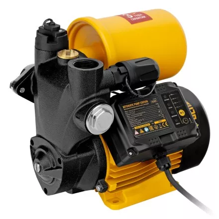 Насосная станция Denzel PS500C, 500 Вт, напор 35 м, 2200 л/ч, ресивер 2 л, блок управления 97249 купить в Ижевске