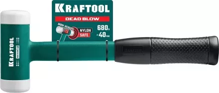 Безынерционный молоток KRAFTOOL DEAD BLOW с бойками из полиамида 2078-40 купить в Ижевске