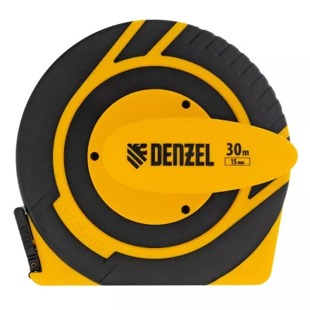 Рулетка геодезическая Denzel 30 м х 15 мм, закрытый корпус, фиберглассовая лента 31291 купить в Ижевске