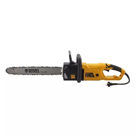Пила цепная электрическая Denzel EDS-2200, 2.2 кВт,продольная, шина 45 см, шаг 3/8, паз 1.3 мм, 62 звена 95619 купить в Ижевске