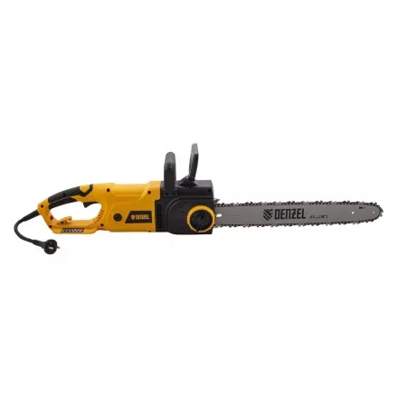Пила цепная электрическая Denzel EDS-2200, 2.2 кВт,продольная, шина 45 см, шаг 3/8, паз 1.3 мм, 62 звена 95619 купить в Ижевске
