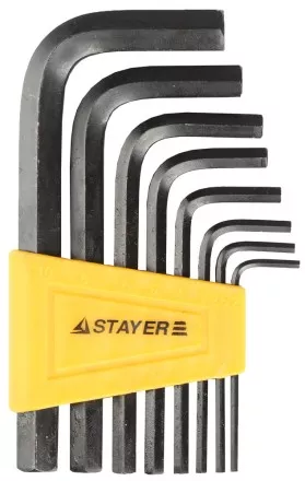 Набор STAYER Ключи &quot;STANDARD&quot; имбусовые, 2 - 10мм, 8 шт 27405-H8 купить в Ижевске