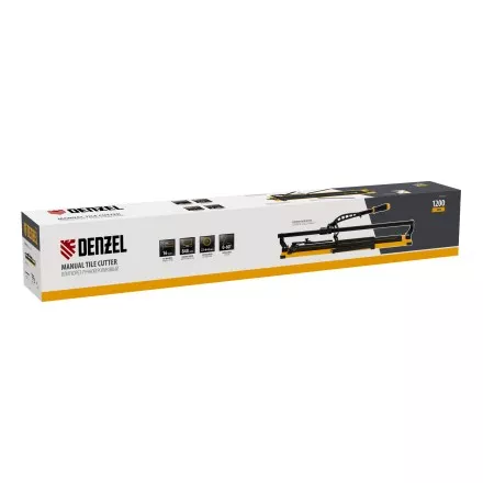 Плиткорез рельсовый 1200х16мм Denzel 877020 , каретка на подш., стальная станина, усил. рукоятка-пенал купить в Ижевске