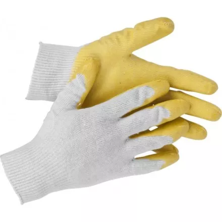Перчатки STAYER &quot;МASTER&quot; трикотажные, обливная ладонь из латекса, х/б, 13 класс, L-XL 11408-XL купить в Ижевске