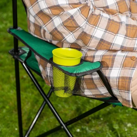 Стул складной с подлокотниками и подстаканником 81 х 51 х 86 см Camping Palisad 69608 купить в Ижевске