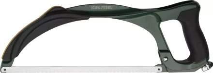 Ножовка по металлу KRAFTOOL TITAN, 170 кг рычажное натяжение, цельная конструкция, обрезиненные рукоятки, биметаллическое полотно, 300 мм 15808_z01 купить в Ижевске