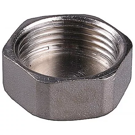 Заглушка GENERAL FITTINGS никелированная латунь, 6-ти гранная головка, внутренняя резьба, 1&quot; 51097-1 купить в Ижевске
