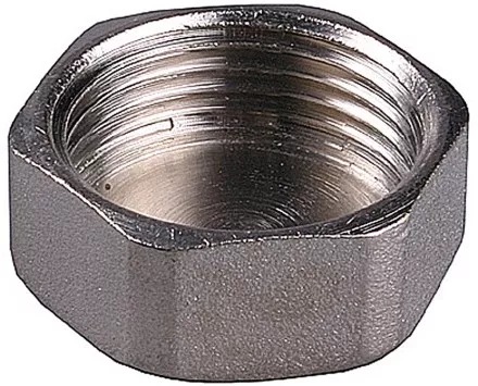 Заглушка GENERAL FITTINGS никелированная латунь, 6-ти гранная головка, внутренняя резьба, 1&quot; 51097-1 купить в Ижевске