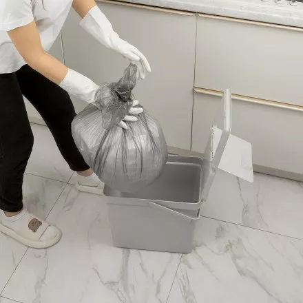 Пакеты для мусора 60 л x 50 шт. серые, Home Palisad 927125 купить в Ижевске