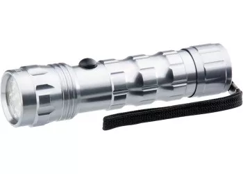 Фонарик светодиодный, алюминиевый корпус, влагозащищённый, 12 Led, 3хААА, Stern 90501 купить в Ижевске