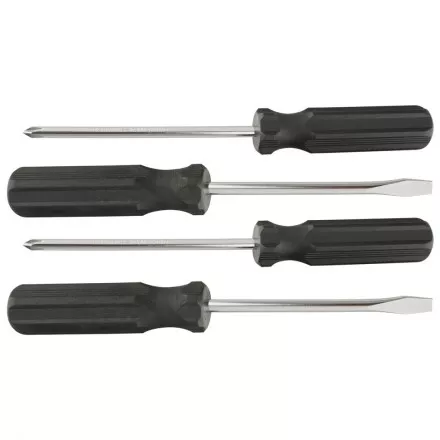 Набор отверток 4шт(SL5x100,6x100 PH1x100,2x100) углеродистая сталь пластиковая  рукоятка  SPARTA 13220 купить в Ижевске