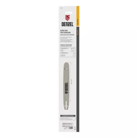 Шина для бензопилы DGS-4516P, длина 40 см (16&quot;), шаг 0,325&quot;, паз 1,5 мм, 64 звена Denzel купить в Ижевске