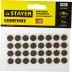 Накладки STAYER &quot;COMFORT&quot; на мебельные ножки, самоклеящиеся, фетровые, коричневые, круглые - диаметр 10 мм, 32 шт 40910-10 купить в Ижевске
