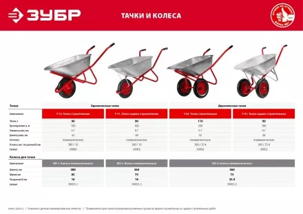 Колесо пневматическое для тачки 39962 360 мм серия Без серии купить в Ижевске