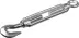 Талреп DIN 1480, крюк-кольцо, оцинкованный, М24, 1 шт, STAYER Master 30515-24 30515-24 купить в Ижевске