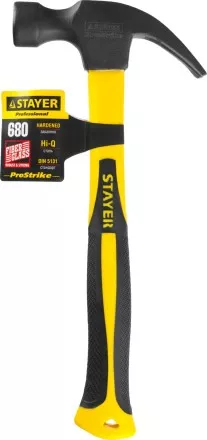 Молоток-гвоздодер &quot;Fiberglass&quot;, 680г, STAYER Professional 2026_z01 купить в Ижевске
