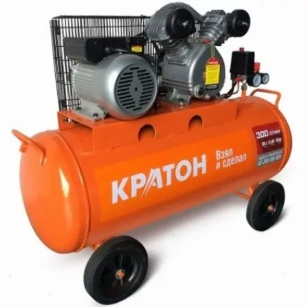 Компрессор масляный поршневой ременной Кратон AC-300-100-BDV 3 01 01 039 купить в Ижевске