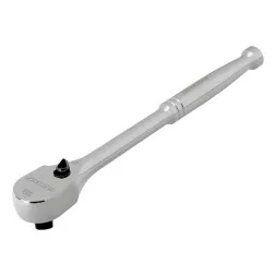 Ключ-трещотка 1/2&quot; Gross 14052, CrV, 120 зубьев, цельнометаллический, хром