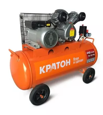 Компрессор масляный поршневой ременной Кратон AC-440-100-BDV 3 01 01 040 купить в Ижевске