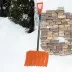 Лопата для уборки снега стальная Сибртех, 470х335х1335 мм, стальной черенок, Россия, 61656 купить в Ижевске