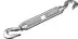 Талреп DIN 1480, крюк-крюк, оцинкованный, М16, 2 шт, STAYER Master 30525-16 30525-16 купить в Ижевске