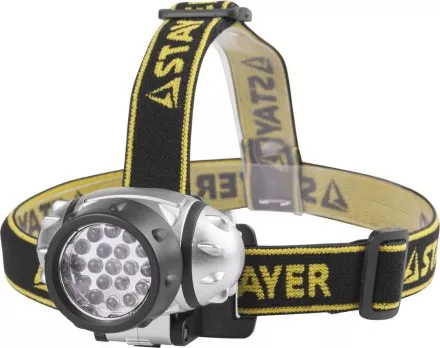 Фонарь STAYER &quot;STANDARD&quot; налобный светодиодный, 19LED, 4 режима, 3ААА 56570 купить в Ижевске