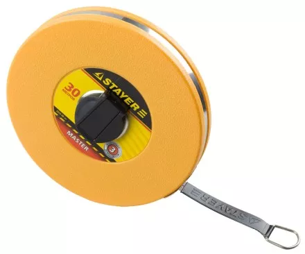 Мерная лента STAYER &quot;MASTER&quot; F-30, фиберглассовое двустороннее полотно, 30м 3415-30_z01 купить в Ижевске