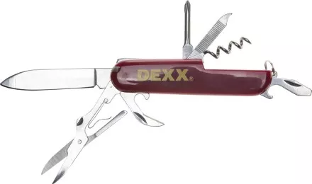 Нож DEXX складной многофункциональный, пластиковая рукоятка, 10 функций 47645 купить в Ижевске