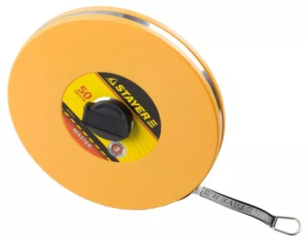 Мерная лента STAYER &quot;MASTER&quot; F-50, фиберглассовое двустороннее полотно, 50м 3415-50_z01 купить в Ижевске