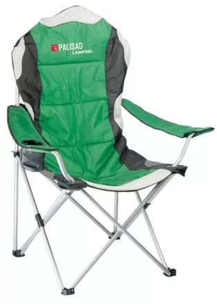 Кресло складное с подлокотниками и подстаканником 60х60х110/92 см PALISAD Camping 69592 купить в Ижевске