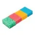 Губки для посуды Coral, 95 x 64 x 36 мм, 4 шт, Home Palisad 923585 купить в Ижевске