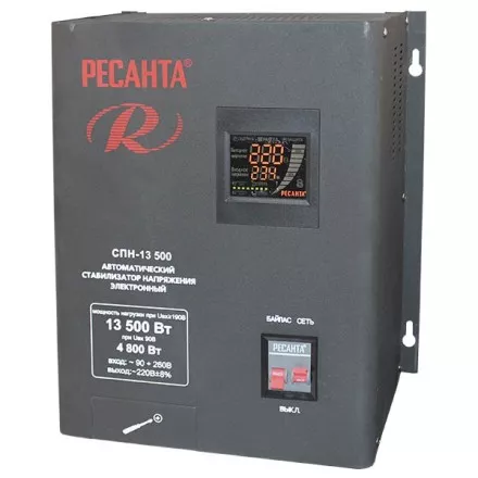 Стабилизатор напряжения однофазный РЕСАНТА СПН-13500 купить в Ижевске