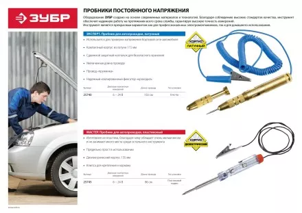 Пробники для автопроводки латунный серия ЭКСПЕРТ купить в Ижевске