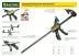 Струбцина, KRAFTOOL 32011-050-200, тип &quot;F&quot;, DIN 5117, двухкомпонентная ручка, 50х200мм 32011-050-200 купить в Ижевске